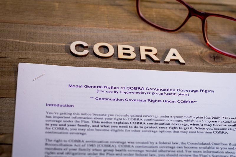 COVID COBRA benefits