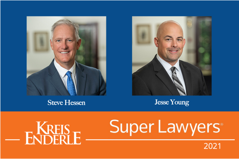 2021 Super Lawyers Steve Hessen and Jesse Young